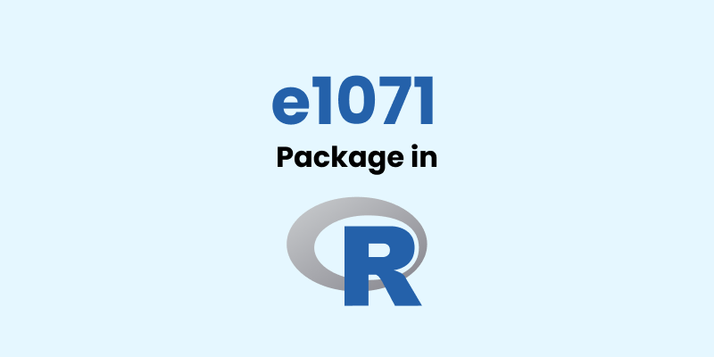 e1071 R package